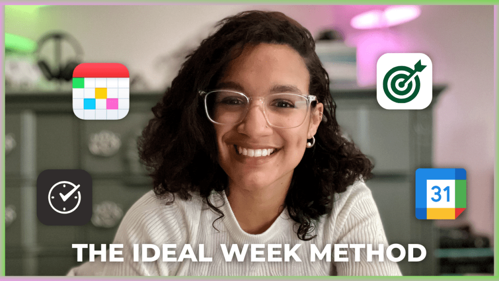 ποΈ “The Ideal Week” Planning Method